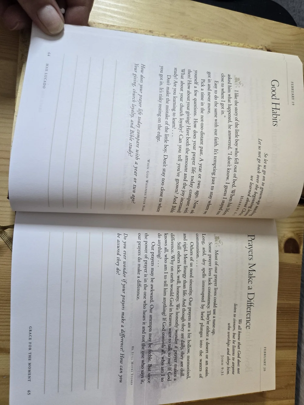 Grace for the Moment, Inspirational Journal